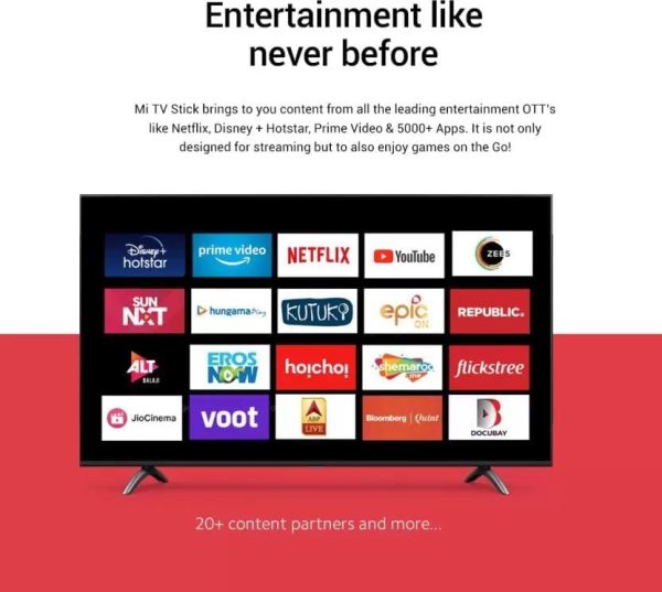 Big Summer Sale Limited Time Offer AED 99د.إ:Xiaomi Mi Tv Stick Global Version Android Tv 2K Hdr Quad Core Hdmi 1Gb Ram Bluetooth Wi-Fi Netflix Google Assistant , Mdz-24-Aa