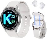 Exclusive for New Users [$1.98]：SEMAIZON Smart Watch with Earbuds, 2 in 1 Sports Watch with Wireless Earphones, 1.39" IPS Large Touch-Screen IP67 Waterproof Rugged Fitness...