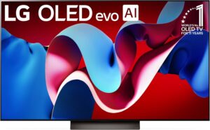 Limited-Time Sale for Summer Surprises AED 109د.إ：LG 77-Inch Class OLED evo C4 Series Smart TV 4K Processor Flat Screen with Magic Remote AI-Powered with Alexa Built-in