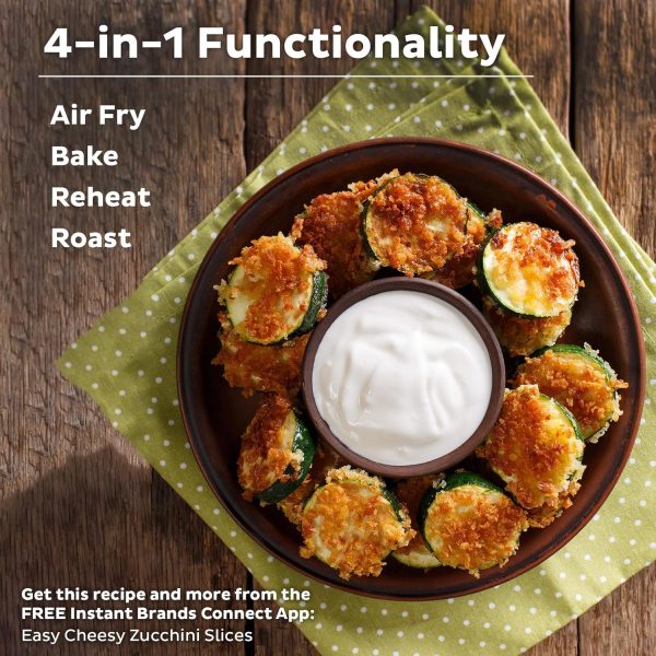 Limited-Time Sale for Summer Surprises AED 99.00د.إ :Instant Pot Vortex 6QT XL Air Fryer, 4-in-1 Functions that Crisps, Roasts, Reheats, Bakes for Quick Easy Meals, 100+ In-App...